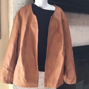 Faux leather jacket